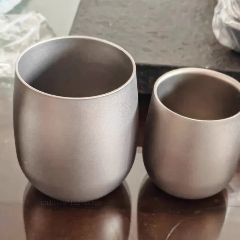 

Double-layer Titanium Cup Outdoor Insulated and Heat-resistant Cup Ultra Lightweight Portable Cup Camping Equipment