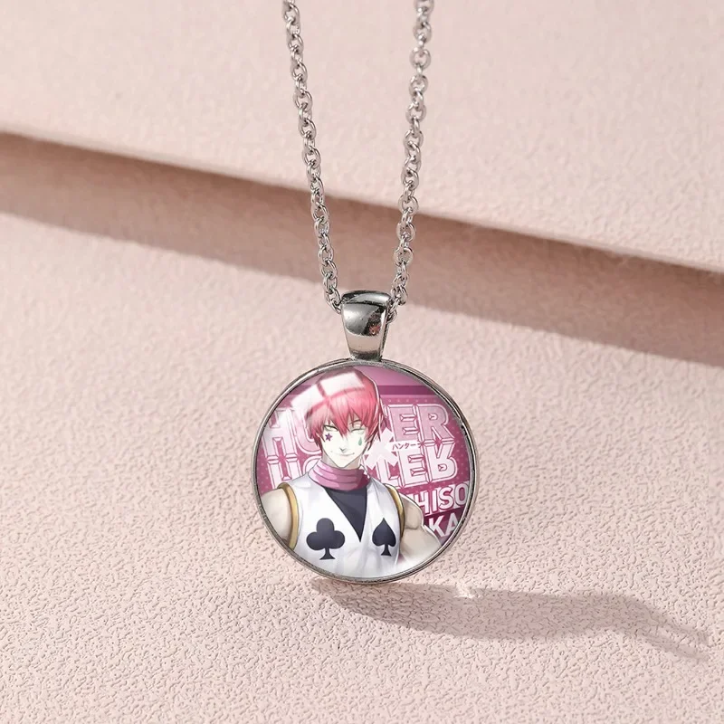 Hunter X Hunter Children\'s Necklaces Anime Figure Gon Freecss Killua Zoldyck Hisoka Kurapika Cosplay Jewelry Pendant Necklaces