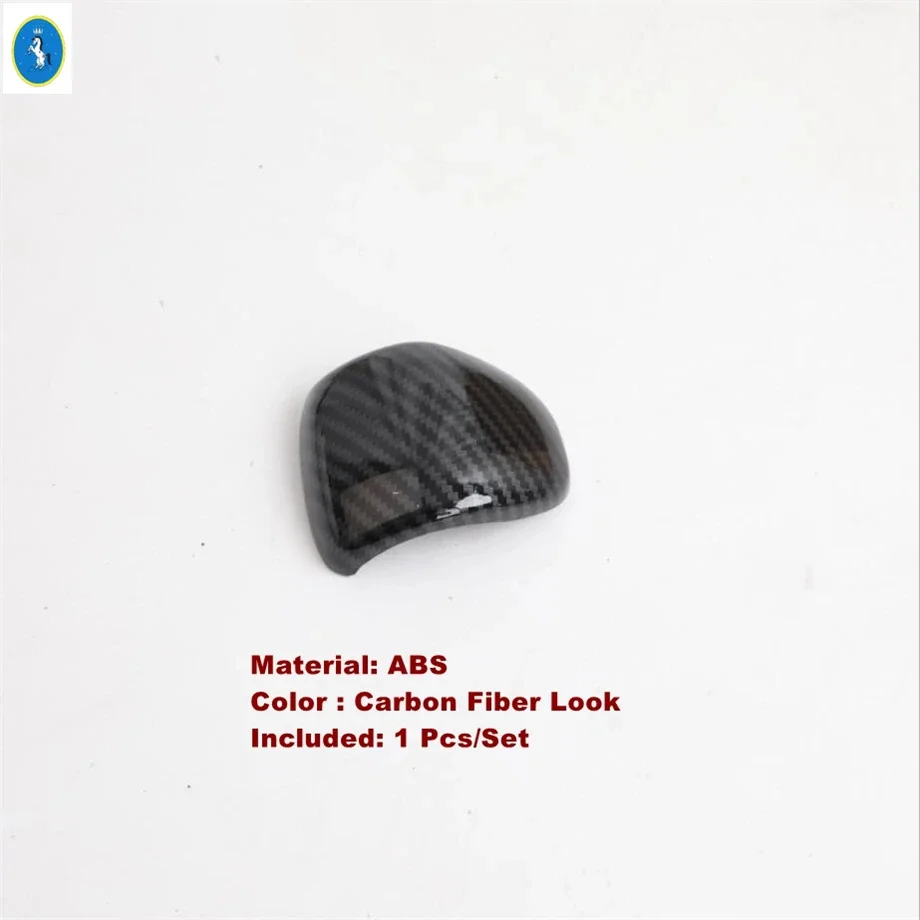

Carbon Fiber Car Glass Lift Button / Steering Wheel / Air AC Outlet Vent Decor Accessories Cover Trim For Kia Seltos 2019 - 2022