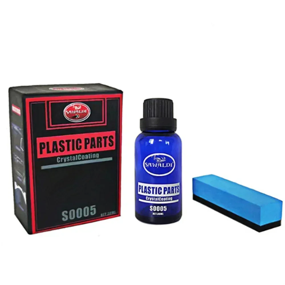 Kunststoff-Restaurator zurück zu schwarz glänzenden Auto-Reinigungs produkten Auto politur und Reparatur beschichtung Renovator für Auto details