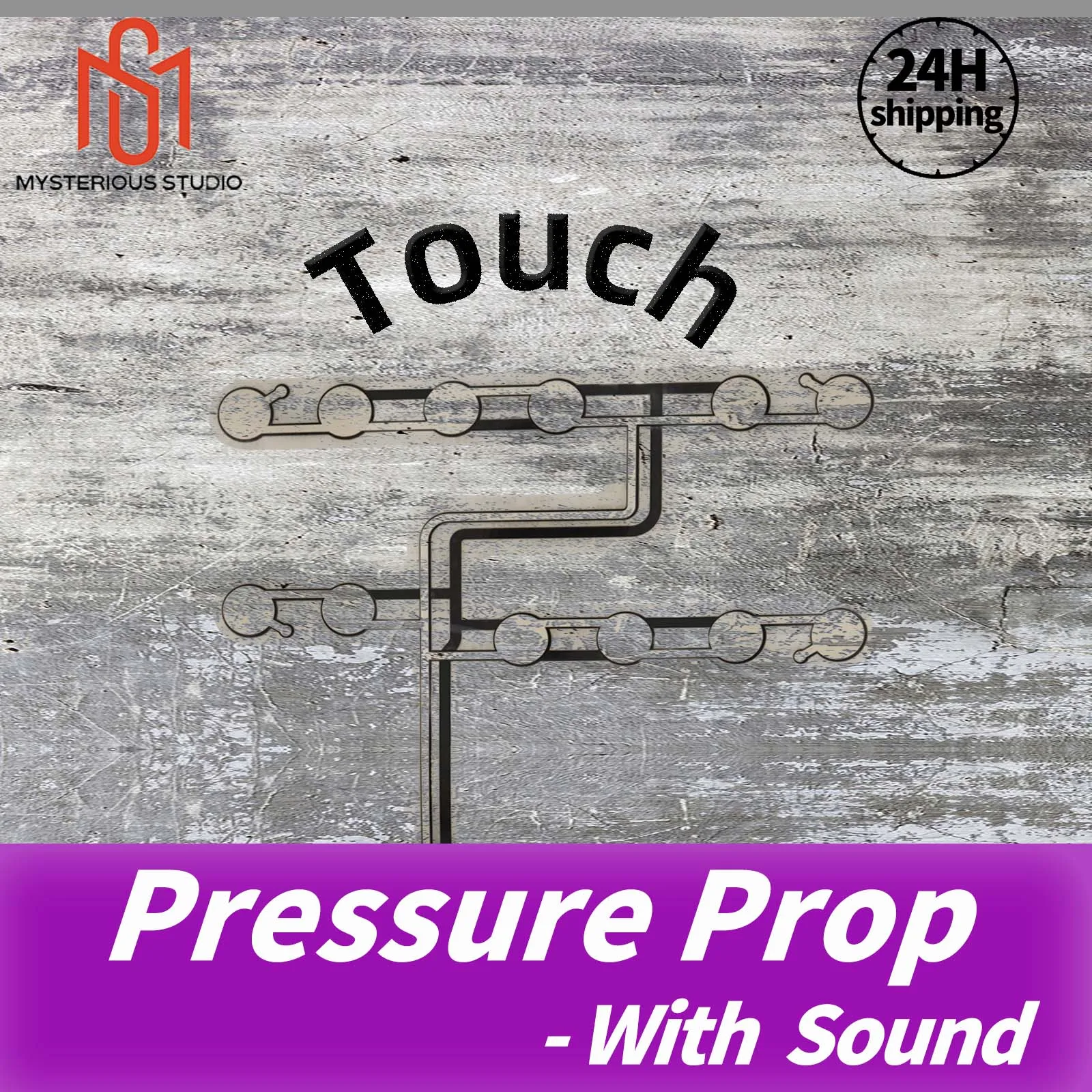 

Реквизит для побеговой комнаты «Таинственная студия» для разблокировки опоры под давлением Escape Room 1987.