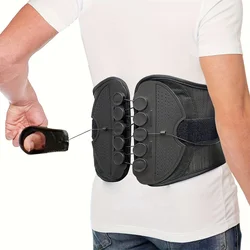 Dual Pulley Waist Support Belt, Orthopedic Back Brace, Lumbar , Posture Corrector, Lower Back Adjustable Waist Support Belt