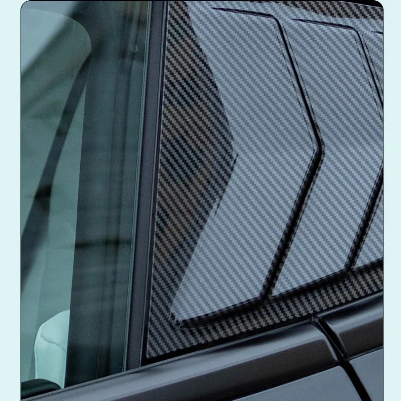 Ventana ciega lateral trasera para Tesla Model 3/3+, alerón de ventana triangular trasera, cubierta de persiana, nuevo modelo 3 + accesorios