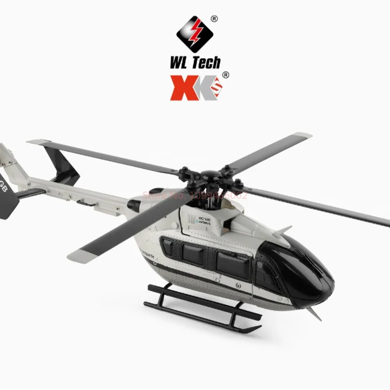 Wltoys 2025 K160 4-Way Brushless Rc Helicopter Ec-145 Simulation Model Remote Control Toy For Kids And Adults In Stock Gift Idea
