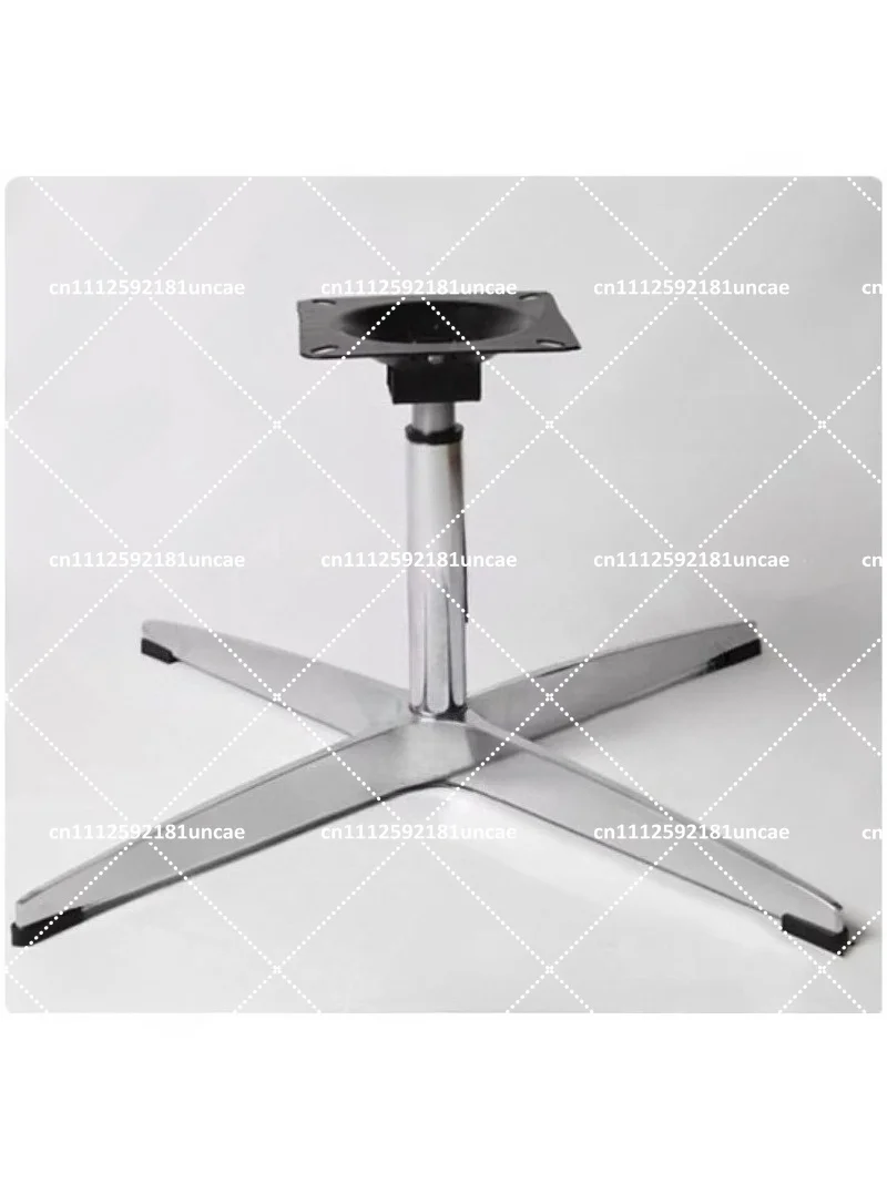 

Aluminum Alloy Footbed Coffee Table Cross Shaped Sofa Base Leisure Chair Four Claw Chassis Swivel Chair
