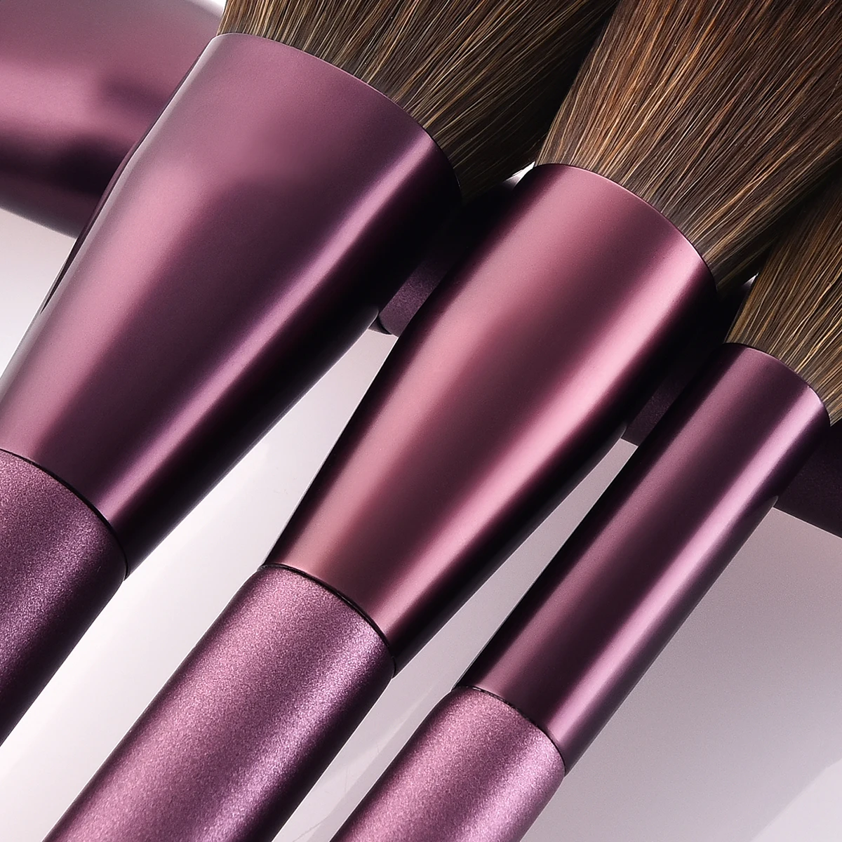 

12pcs Brushes Set Professional Cosmetics Brush Women Purple Concealer Professional Makeup Brush Eyebrow Powder Daily Use Gift
