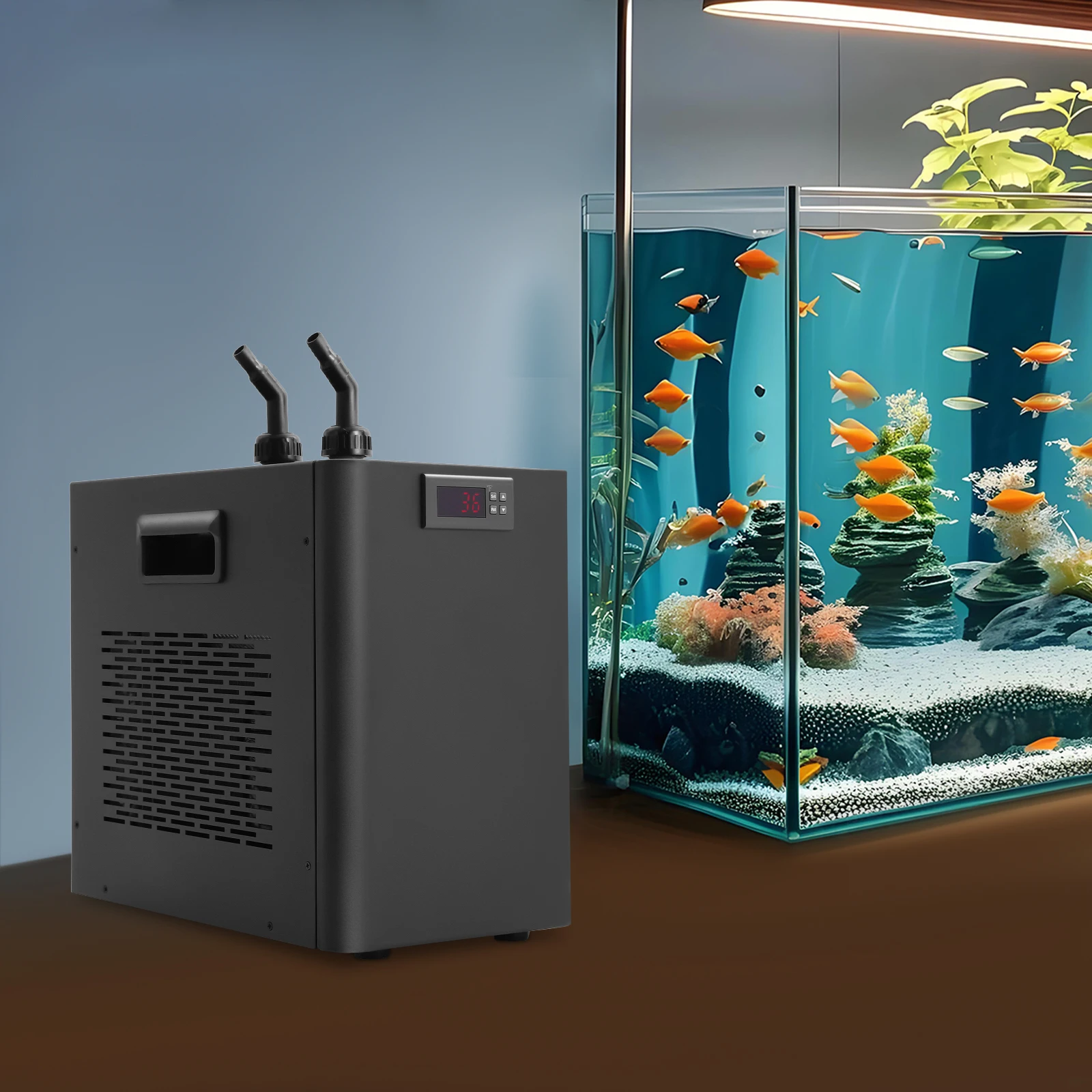 水槽冷却機 110V 270W 水槽用チラー 160リットル - Aquarium Fish Market のレビューと価格