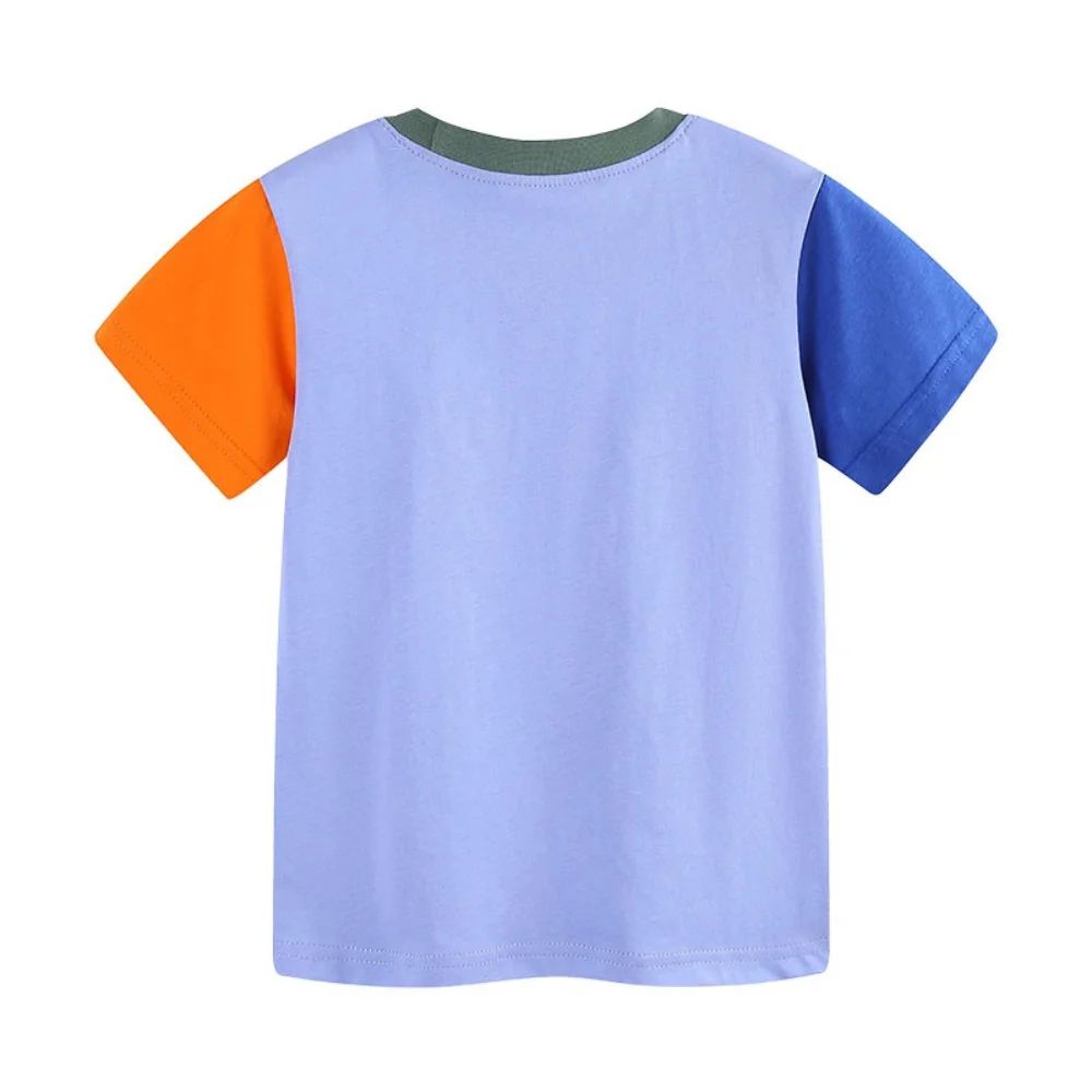 Jumping Meters 2-7T New Arrival Giraffe Summer Boys Tees Tshirts Fashion Animals Boys Girls Tops Hot Selling Toddler Clothes