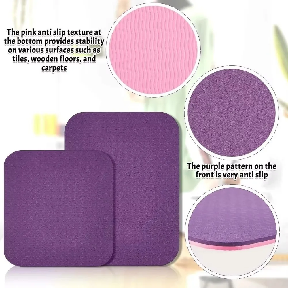 2PCS Multifunctional Sewing Machine Pedal Mat Non Slip Base Reduce Vibration Sewing Machine Muffling Mat Soundproof Pad