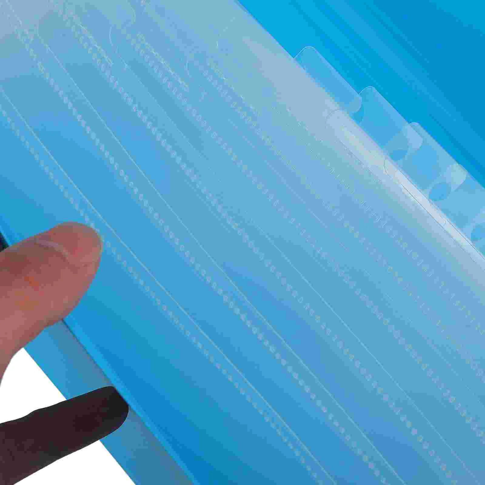 2 Pcs Folder Expandable Ticket Holder File Organizer Small Portable Pp Material Documents Accordion