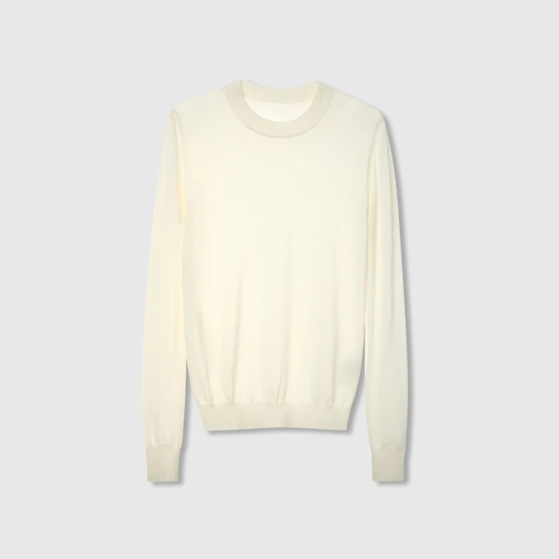 

Ayuko Luxury 00 Camere mat Chic Long Sve round Ne Versatile Basic Knitwear Comfortable Wearing Women's Faion