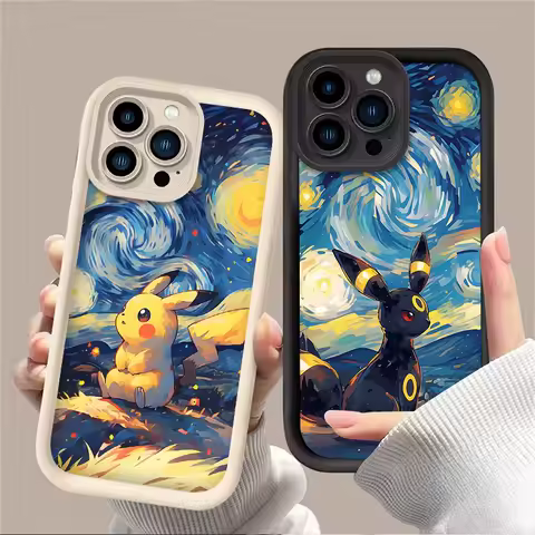 Anime P-Pokemon Case For Samsung Galaxy S25 S24 Ultra S23 S22 Plus S21 S20 S24FE A55 A54 A15 A35 Shockproof Silicone Soft Cover