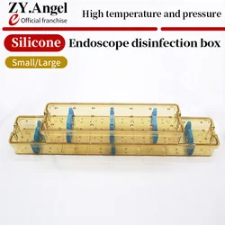 Silicone Endoscope Disinfection Box Small/Large High Temperature and High Pressure Surgical Instrument Sterilization Box