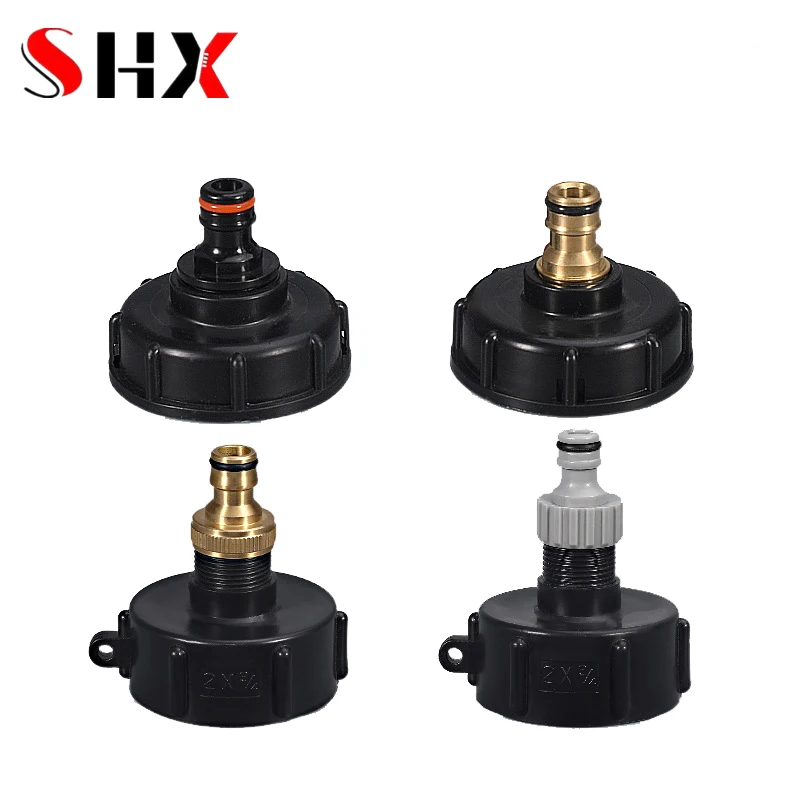 

3Style Adapter IBC Tank to Plug Garden Container Water Tank Connection S60x6 1/2'' 3/4 inch For IBC Tons of Barrels Water Tanks