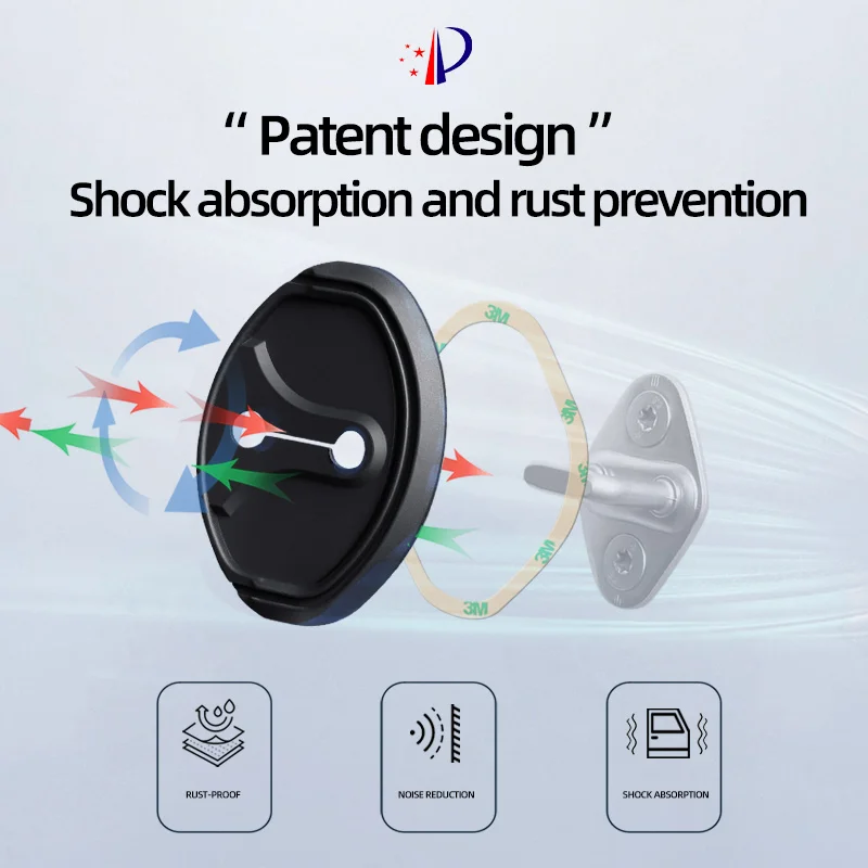 Silica Gel Door Lock Case Car Door Lock Cover Door Check Arm Protector Cover For Audi A3L Limousine A4L A6L A7L A8L Q3L Q5L Q7