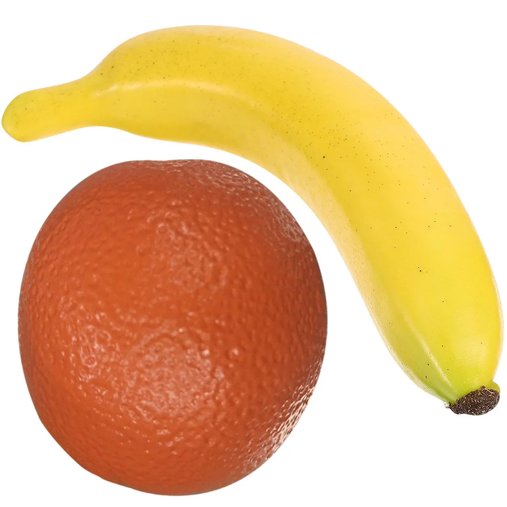 2 Pcs Simulated Fruit Sandbox Percussion Shaker Aldult Rattles Child