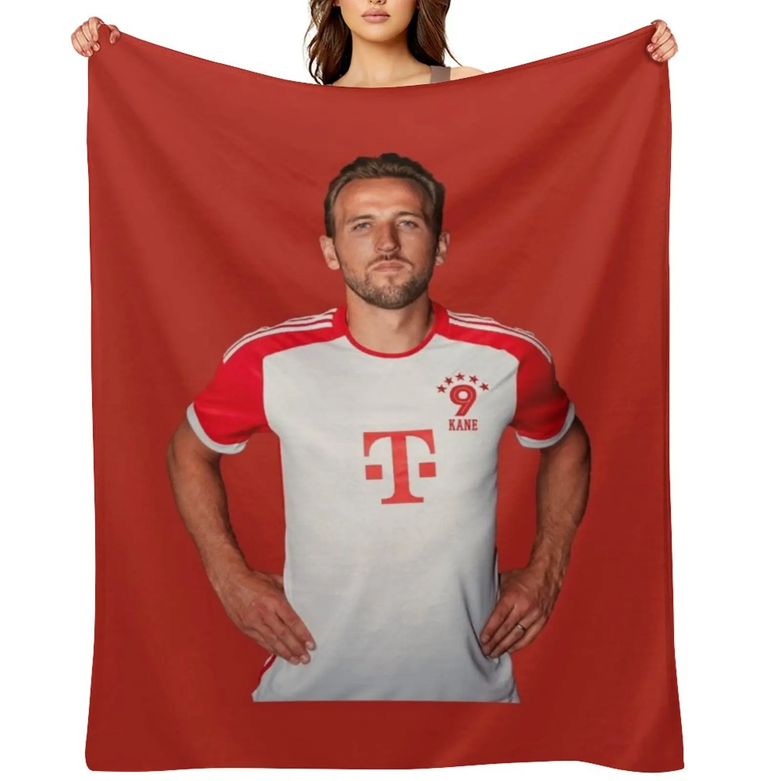 ผ้าห่มแฮร์รี่ เคน 9 บาเยิร์น ผ้าห่มหนานุ่ม นอนหลับสบาย แบรนด์หรู ผ้าห่มขนฟู