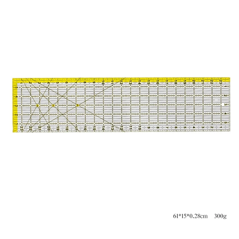 Quilt ing Lineal Acryl Quilt ers Lineal zum einfachen Präzisions schneiden von Stoff papier, zum Quilten, Nähen und Basteln