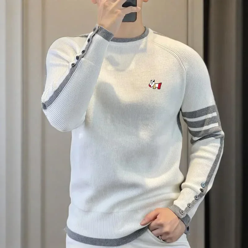 2025 nouveau printemps vêtements de Golf hommes pull de Golf mode coupe-vent Golf tricot pull authentique Golf vêtements hommes manches longues haut