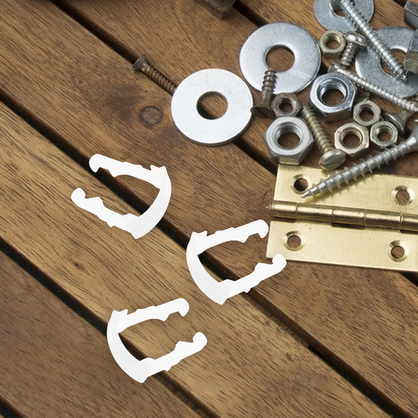 

100pcs Car Plastic U Shape Tube Line Tubing Clamps For Fuel Filter Hose Durable Fuel Filter Clamp Engine Parts Clip