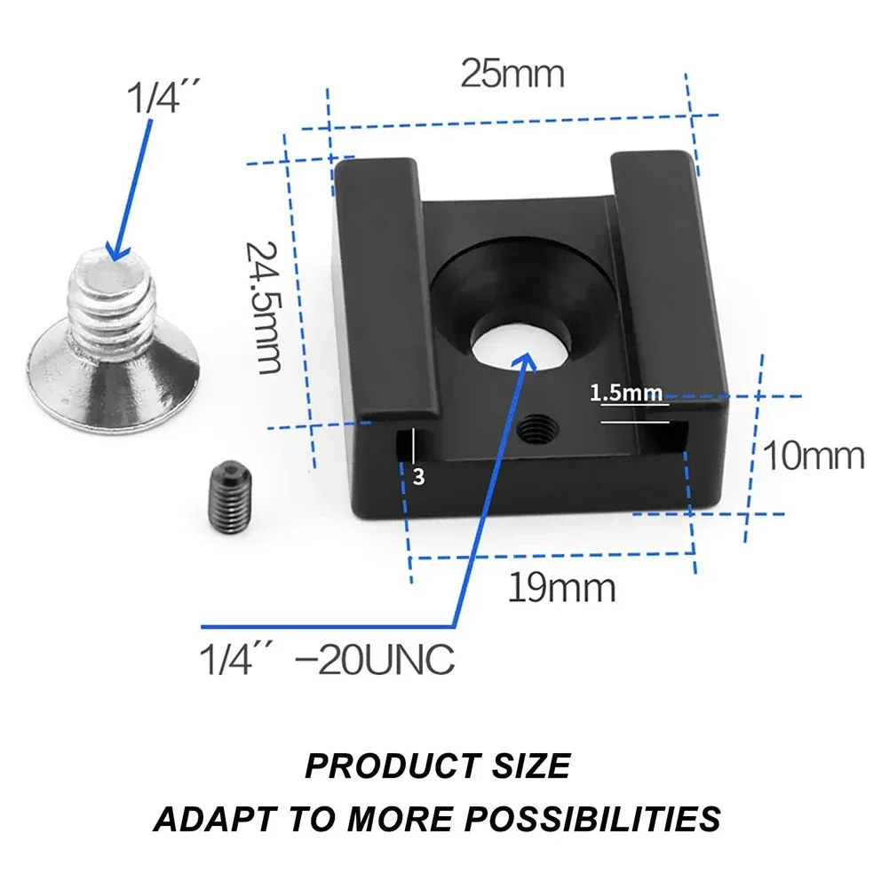 Compacto e leve Camera Cage com LED, Package Content, Handling Aluminum Alloy, Construção, Flash