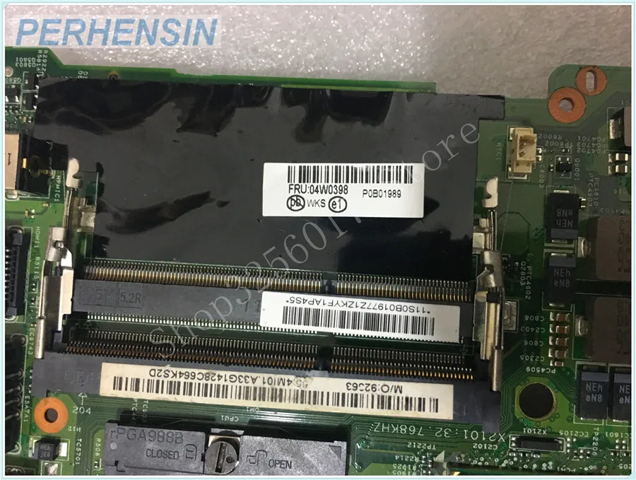 For Lenovo For ThinkPad Edge E520 Motherboard 04W0398 48.4MI03.021 4W0398 CN-04W0398