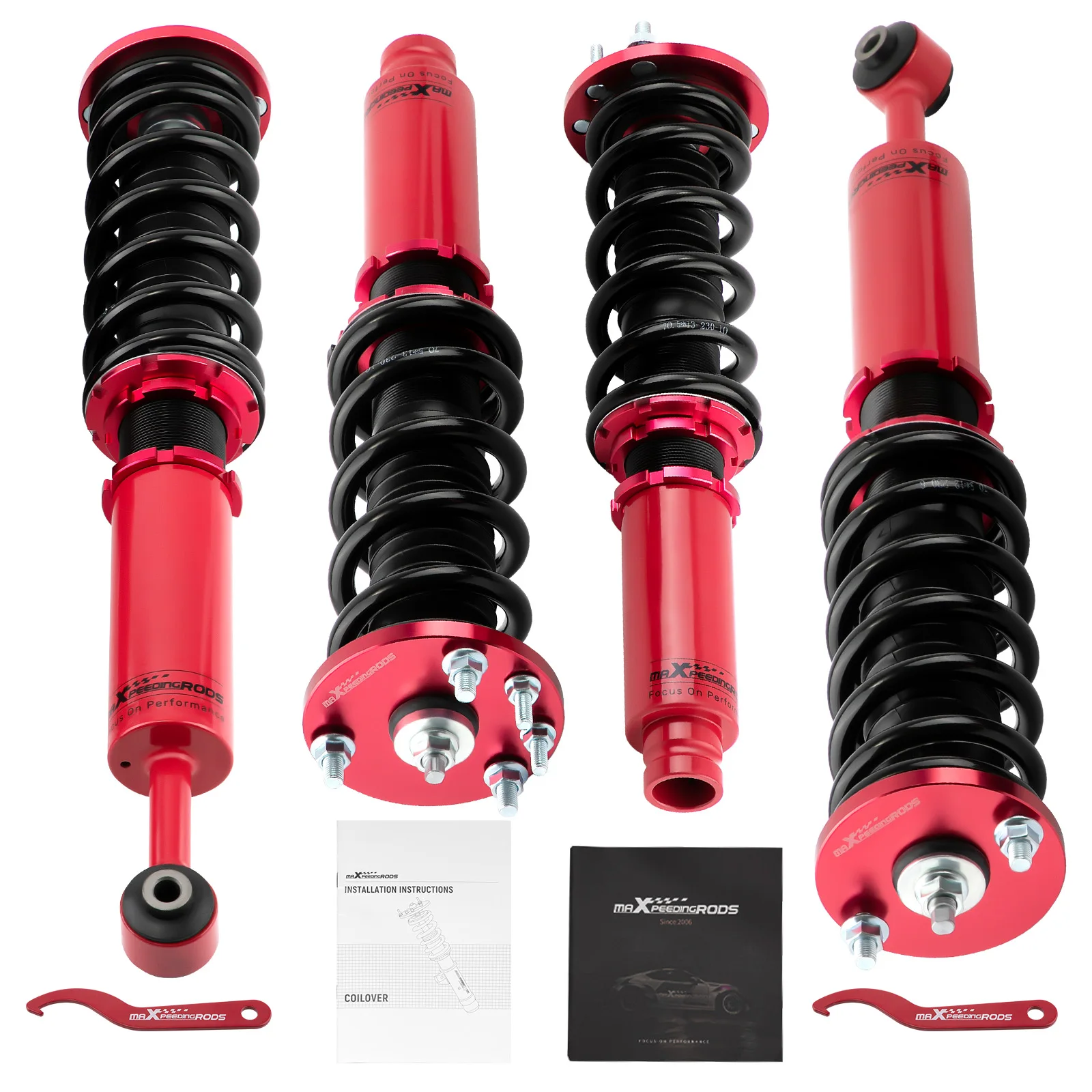 

MaXpeedingrods Coilovers Shock Absorbers Lowering Kit For Honda Accord 1998-200 Struts Coilovers Struts Shock Absorbers