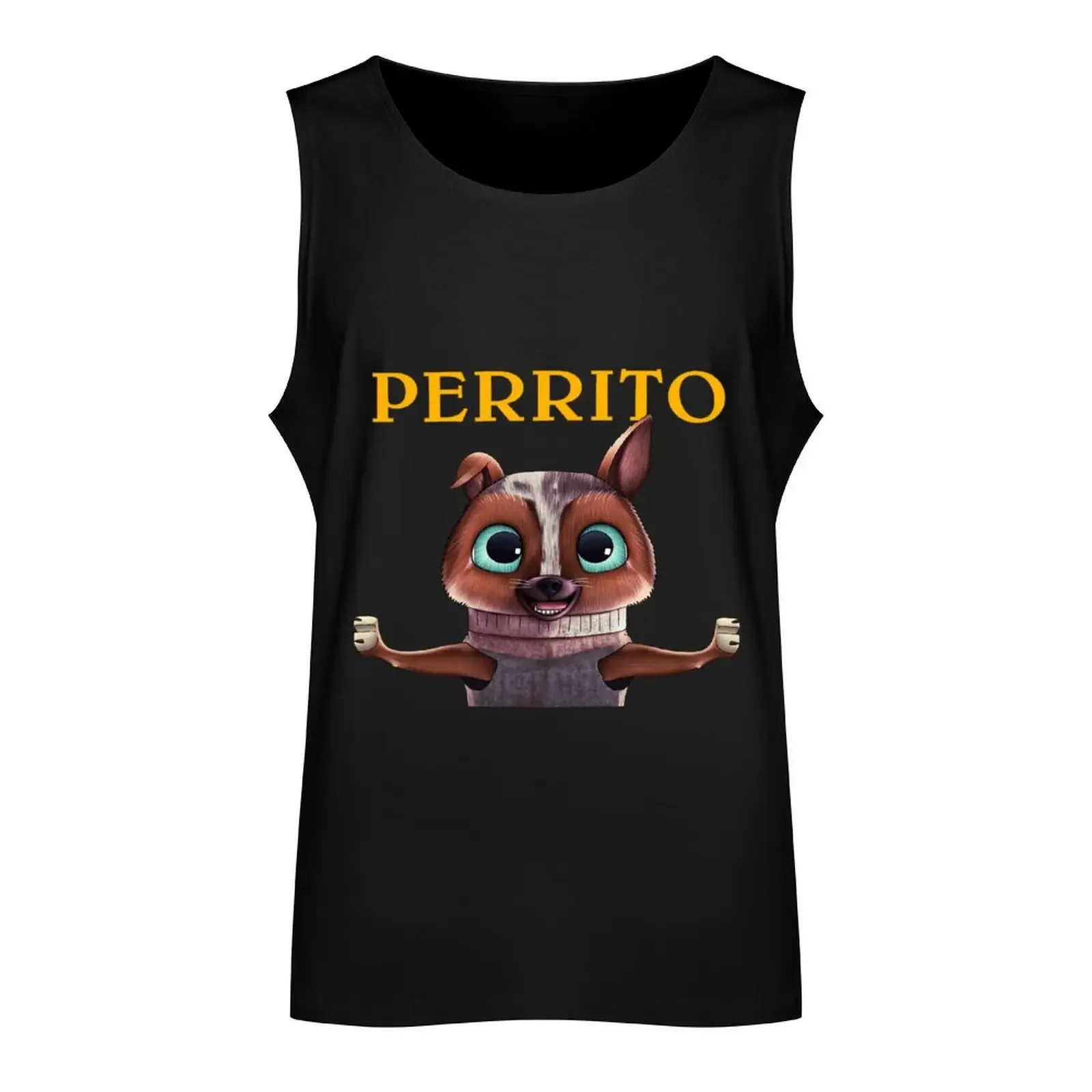 Perrito From Puss in Boots Tank Top Male clothes muscle t-shirt t shirts t shirt