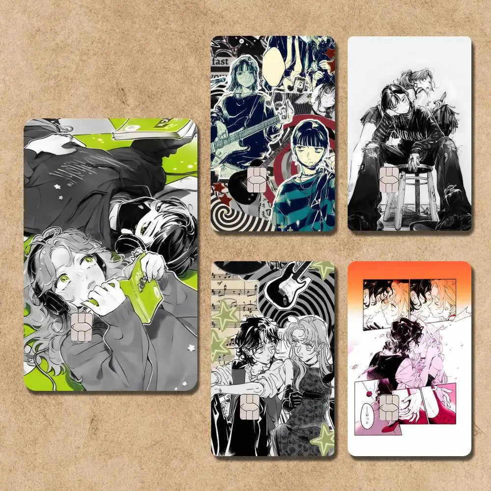 Tgswiiwagaa MitsuAya Card Stickers Credit Visa Debit Bank Charge Card Bus Metro Waterproof Sticker Decal Decoration