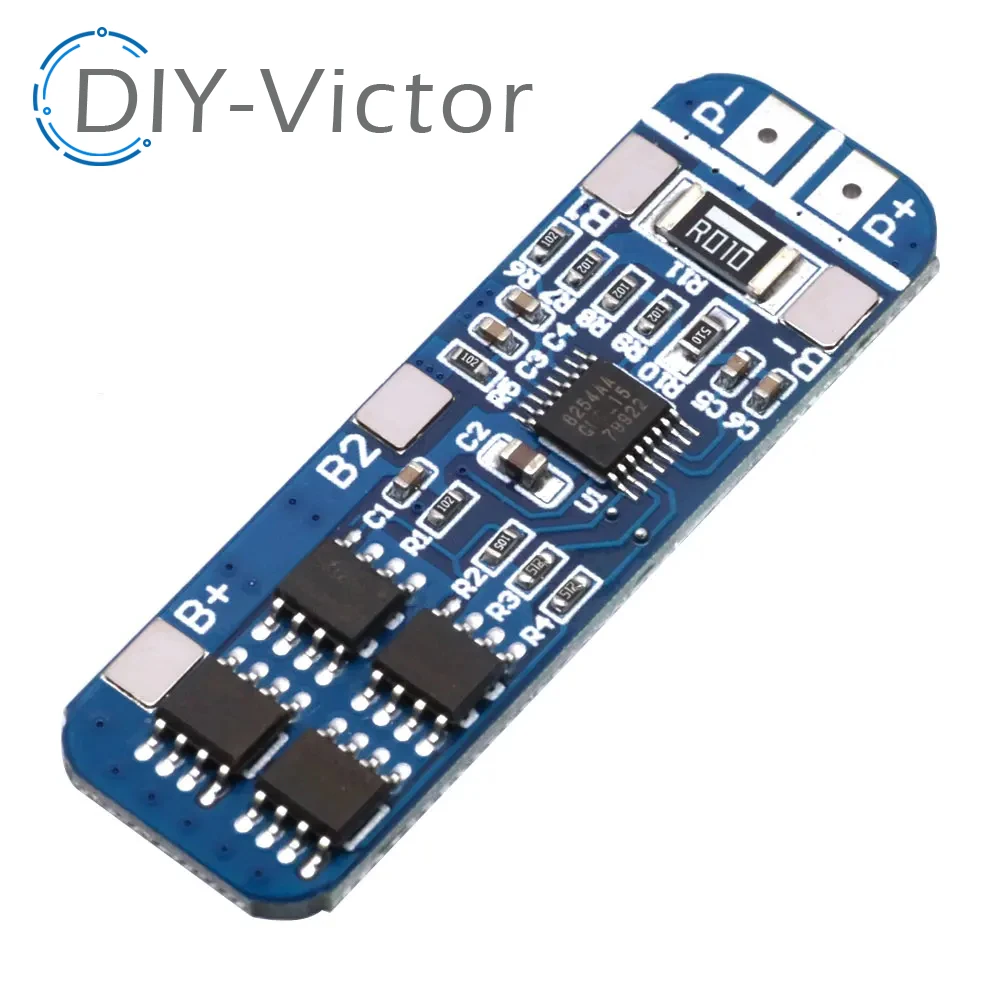 3S 10A 12V Lithium-Batterie-Ladegerät-Schutzplatinenmodul für 3 Stück 18650 Li-Ionen-Batteriezellen-Laden BMS 10,8V 11,1V 12,6V