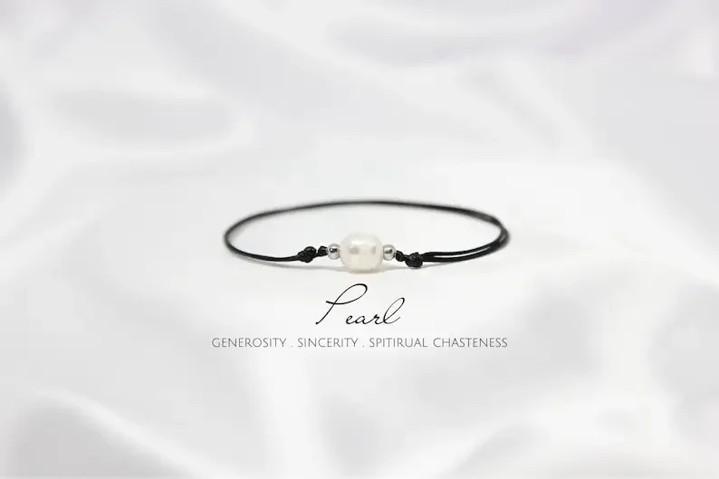 Pearl bracelet anklet Rope waterproof simple Bohemian anklet stand alone accessories