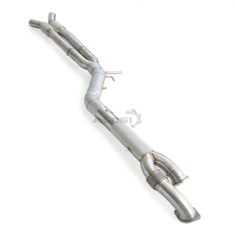 Suitable 89mm high-performance exhaust pipe M3 M4 G80 G82 3.0T 2020-2024, equipped with OPF GPF exhaust system of eq