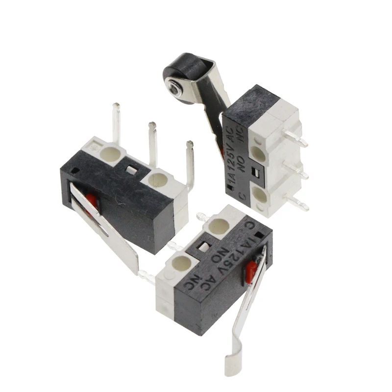 Lot De 50 Micro-interrupteurs à Fin De Course - Momentané, 1A 125V AC, 3 Broches SPDT