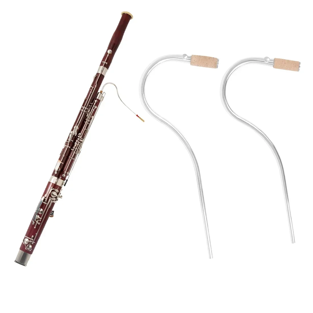 2-pezzi-fagotto-placcato-argento-collo-curvo-arco-marcia-collo-curvo-lungo-e-corto-tubo-tono-puro-parti-di-strumenti-a-fiato