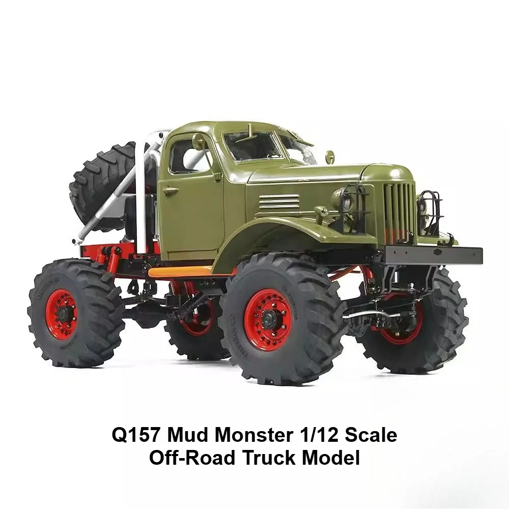 

New Q157 1/12 Scale Off Road Truck Model with Metal Body and Chassis 4x4 Front Engine Rear Wheel Drive Model Number D-E032