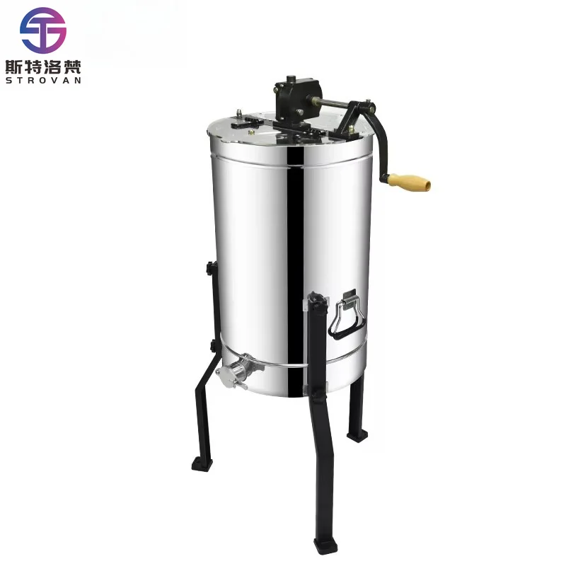 Honey Processing Machine Honey Centrifuge 3 Frames Manual Honey Extractor