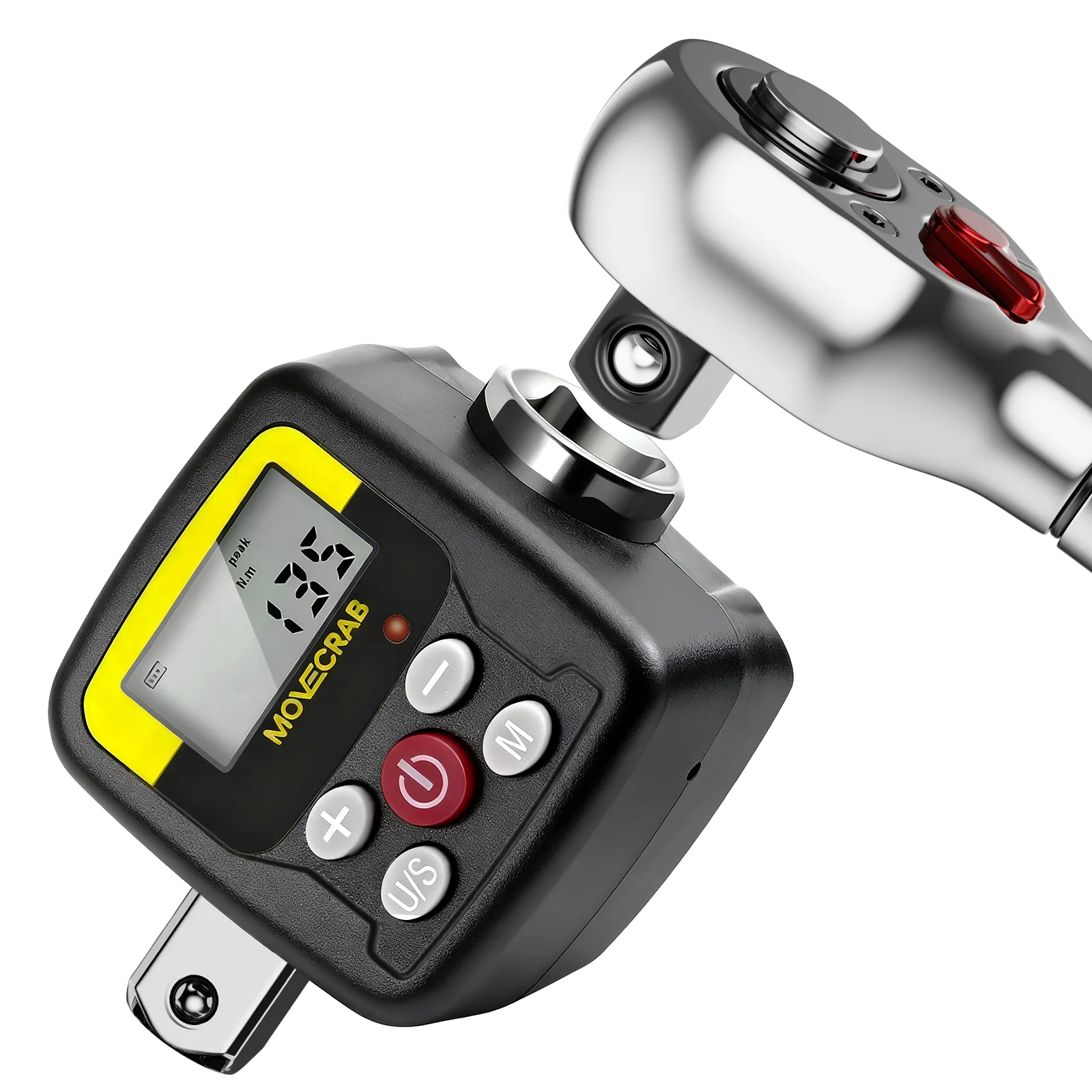 AliExpress MoveCrab Digital Torque Adapter 1/2"Drive Include Adapters for 3/8" and 1/4" Electronic Torque Wrench Bike Set Car Repair Bike