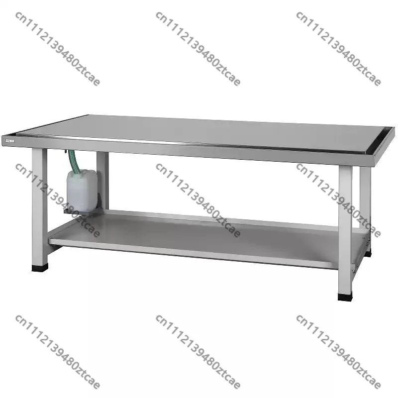 Stainless Steel Groove Design Heavy Duty Work Bench, Sturdy Engine Repair Station For Vehicle Maintenance Workshop