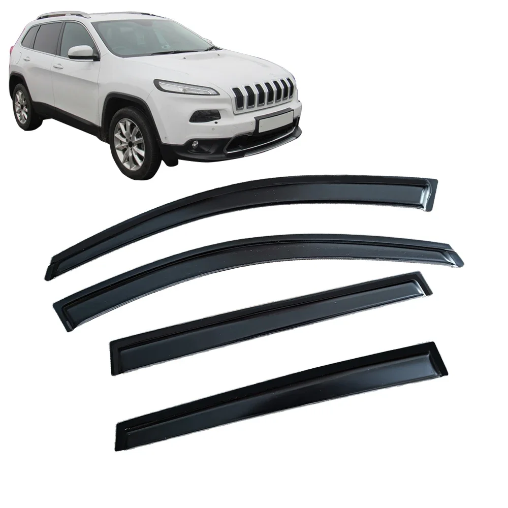 

Window Visor for Jeep Cherokee 2014 2015 2016 2017 2018 2019 2020 2021 2022 2023 Wind Deflectors Rain Guards Door Visor Vent