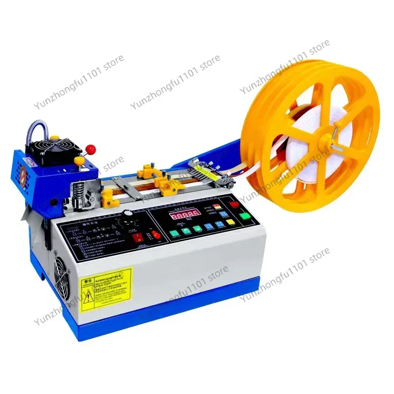 Upgrade New Ribbon Computer Tape Cutting Machine Hot Cold Belt Breaker Zipper Automatic Cutting Machine Ribbon Hot Cutting Machi
