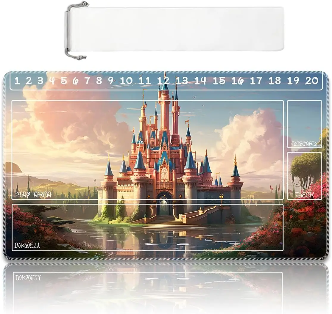 

DS09 Compatible TCG Game Mat, 24 x 14 Inches, Free Storage Bags Included