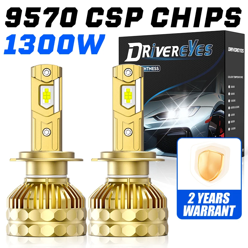 

H7 5570 CSP Chip LED Headlight Canbus K5C Turbo Fan H1 H4 H8 H9 H11 9005 9006 HB3 HB4 9012 Hir2 High Low Beam 12V 24V Fog Lamps