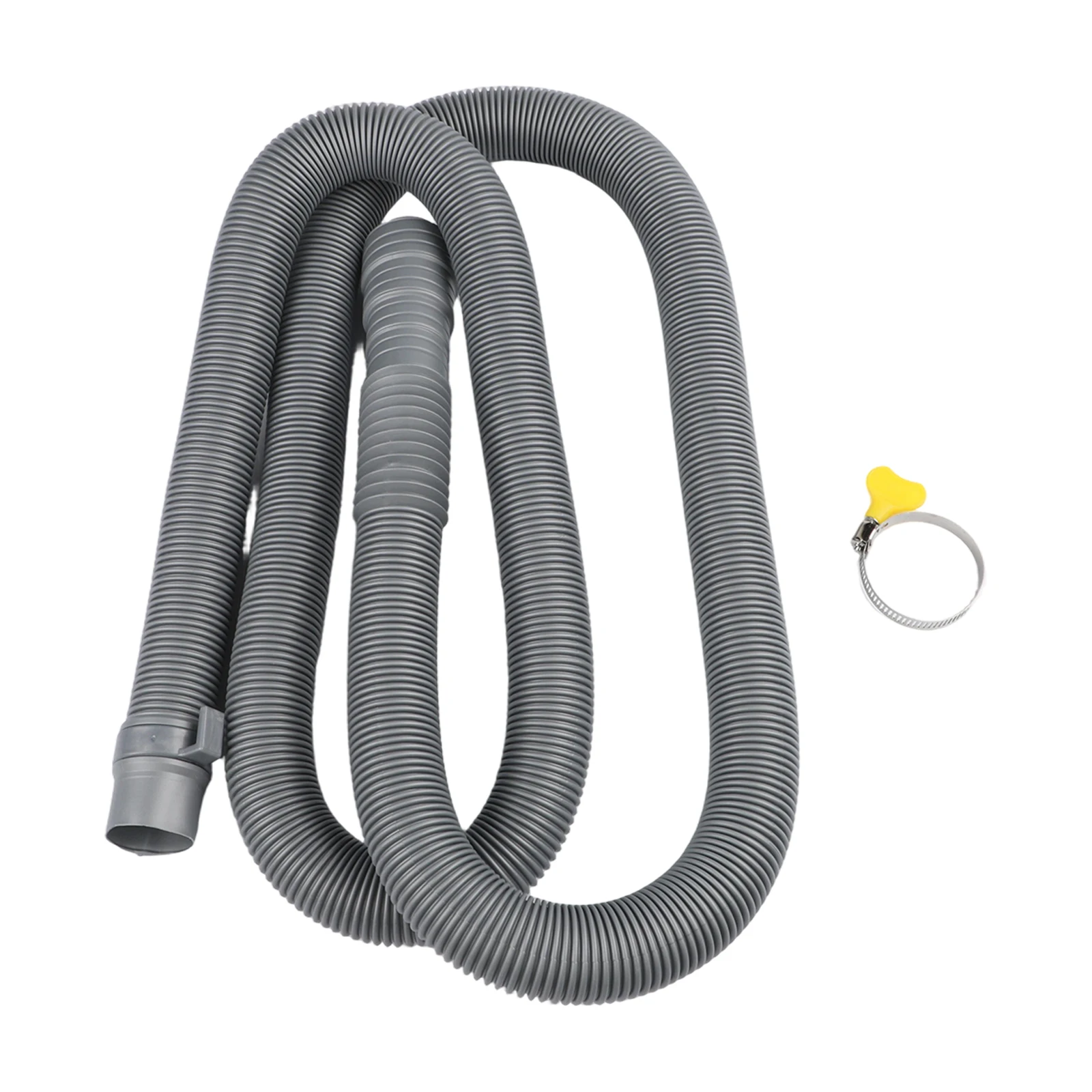 Length PVC Drainage Hose With Clamp Leak Water Pipe For Washing Machine Sink Dishwasher Drain Connection