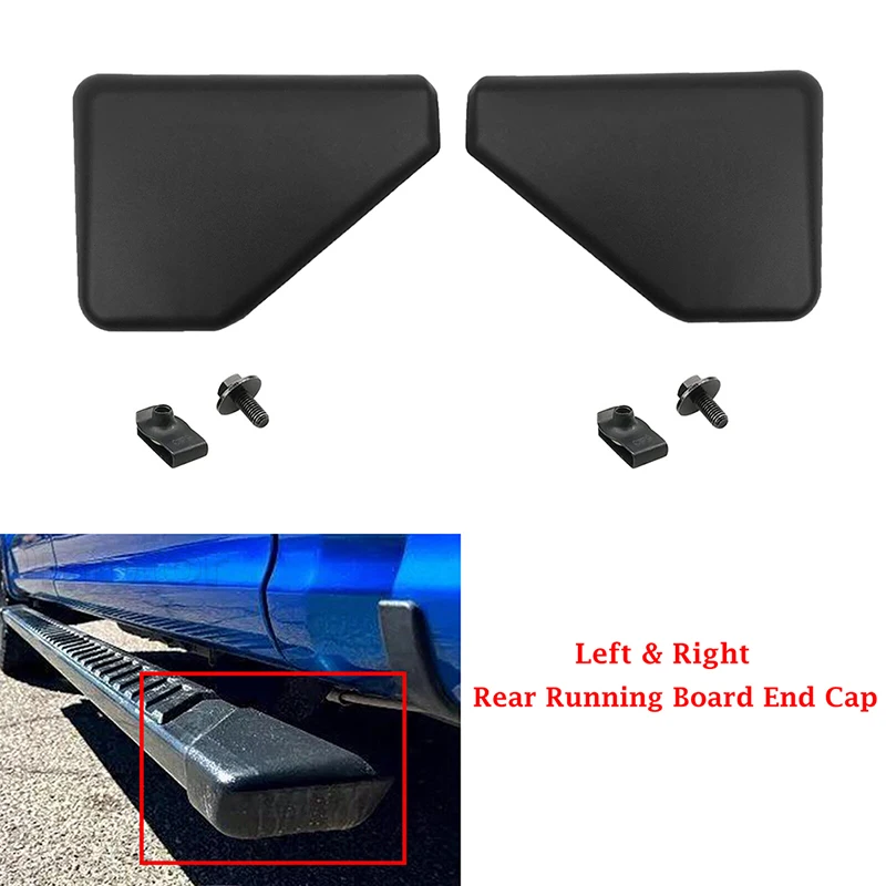 Car Rear Running Board End Cap for Ford F-150 2015 2016 2017 2018 2019 2020 FL3416N455B FL3416A455B Replacement Accessories