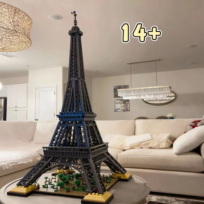 

В НАЛИЧИИ 2025: Архитектурная модель Эйфелевой башни (1,5 м) 10307, набор из 1000+ деталей, строительные блоки, кирпичи, игрушки для взрослых, подарки