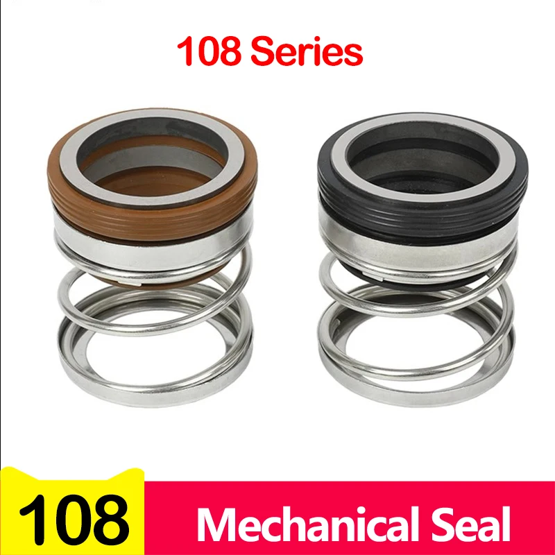 1Pcs 108 Mechanical Seal 108-25 Seal Ring, Oil Seal, High Temperature Resistant, Water Seal,Single Spring For Water Pump