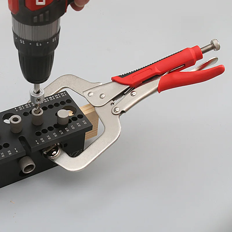 

C-type pliers, 11 inch heavy-duty pliers, oblique holes, round wood tenon locator, three in one woodworking tool