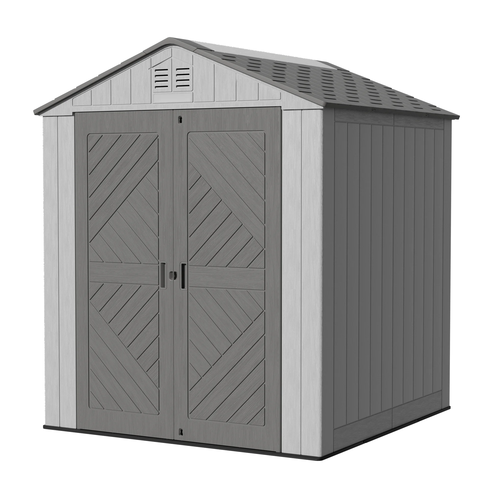 Outdoor Garden Storage Shed – Waterproof HDPE Material for Storing Patio and Lawn Equipment