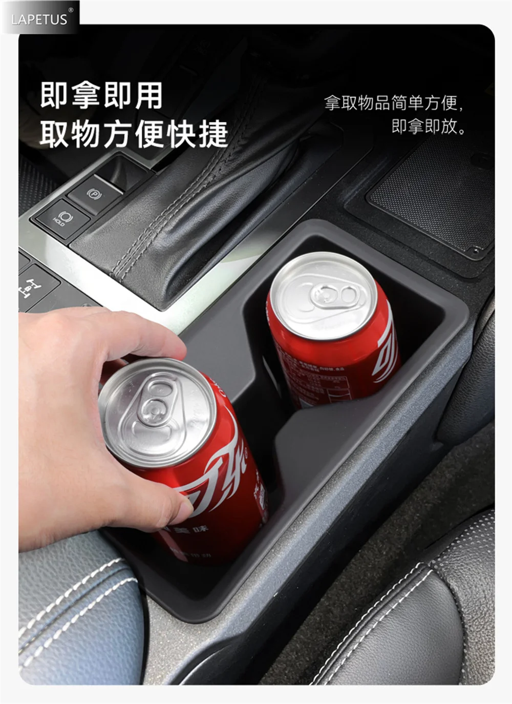 

For Toyota Land Cruiser 250 Prado LC250 2024 2025 Car Central Control Water Cup Holder Storage Box Silicone Interior Accessories