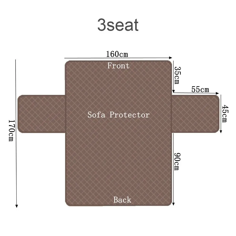 Solid Color Soft Dacron Sofa Covers Chair Protector Settee Covers Couch Slipcover Chair Protector Modern